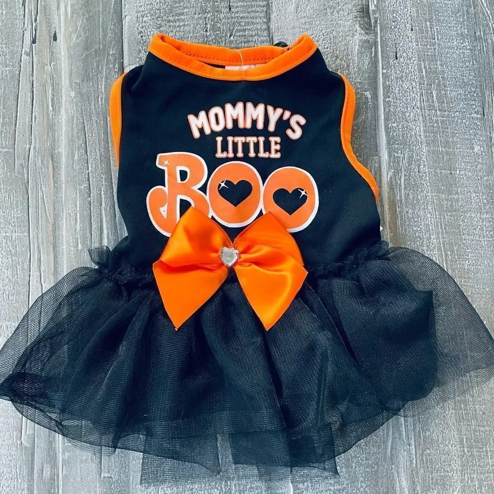 Mommy’s Little Boo Halloween Dog Dress